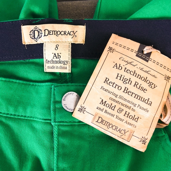 NWT Democracy high-rise retro Bermuda shorts - Picture 3 of 5